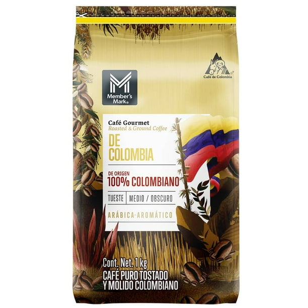 Member's Mark Toasted and Ground Colombian Coffee Medium/Dark Roast 1 kg