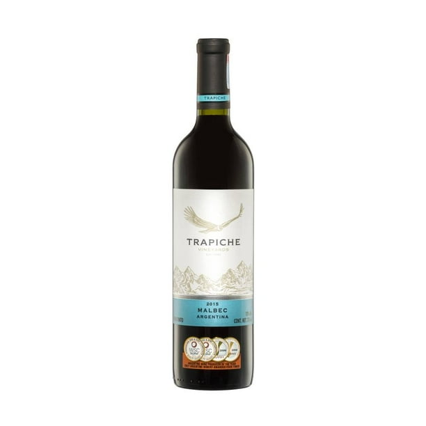 Trapiche Malbec Red Wine, 6 bottles of 750 ml each