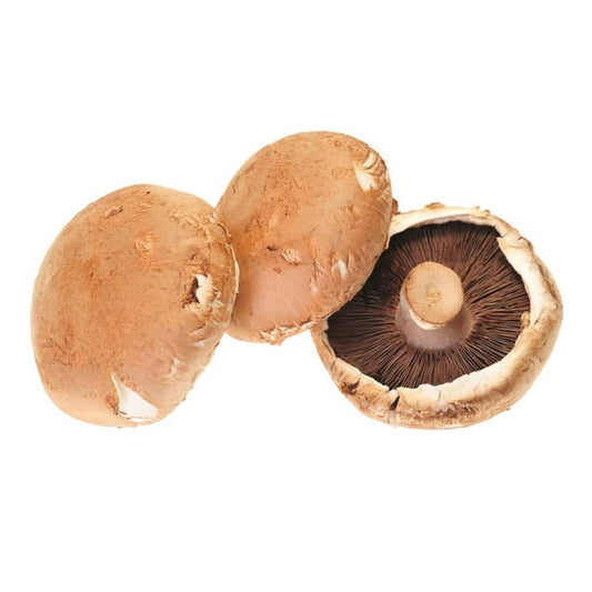 Monte Blanco Whole Portobello Mushrooms - 500g (1.1 lb)