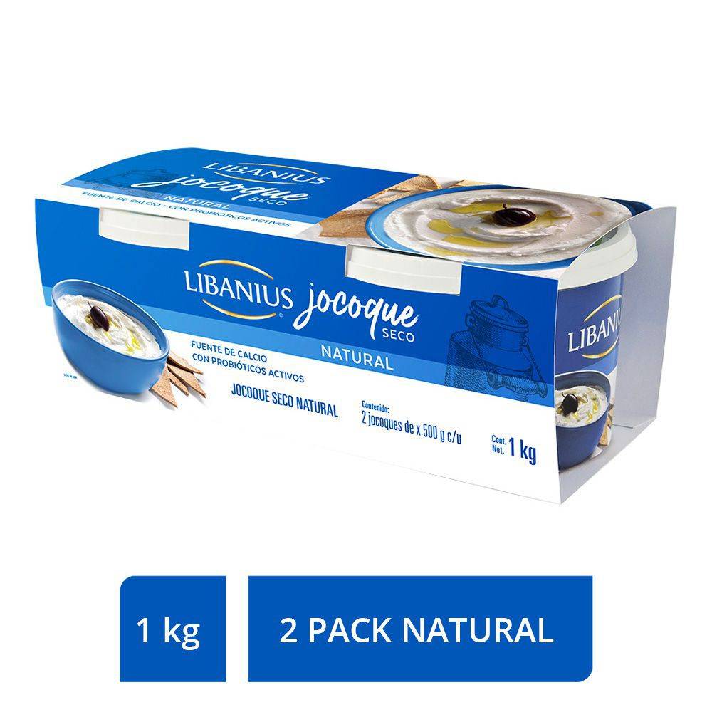 Libanius Natural Dry Jocoque (2-pack, 500 g each)