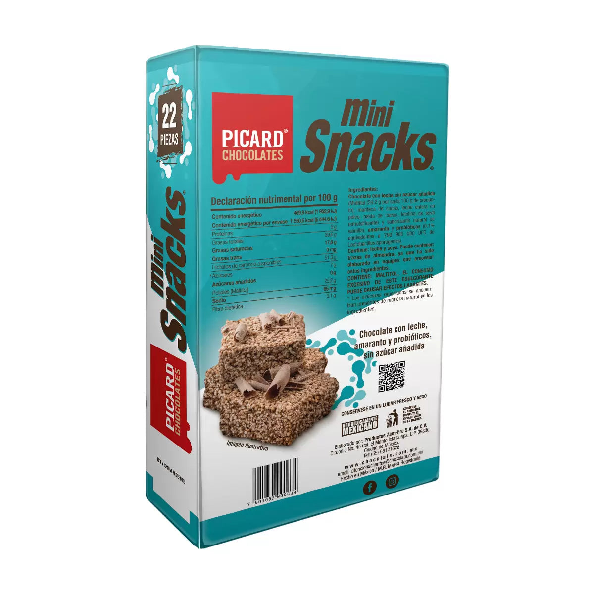 Picard Mini Amaranth and Chocolate Snacks, Sugar-Free, 330 g