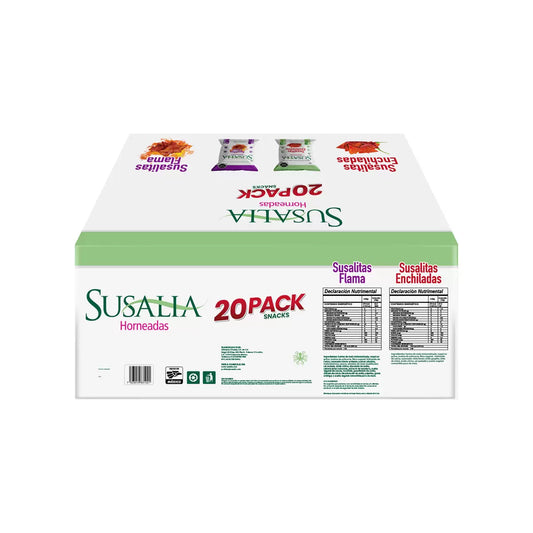 Susalia Healthy Snacks Assortment (20 pieces of 50 g)