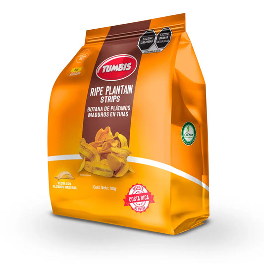 Tumbis Ripe Plantain Strips 700 g