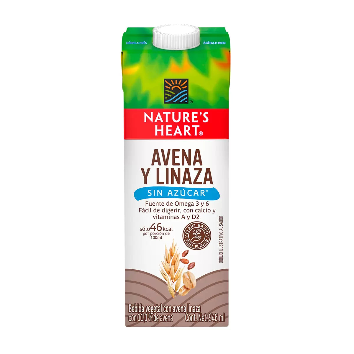 Nature's Heart Oat and Flaxseed Beverage 6 of 946 ml