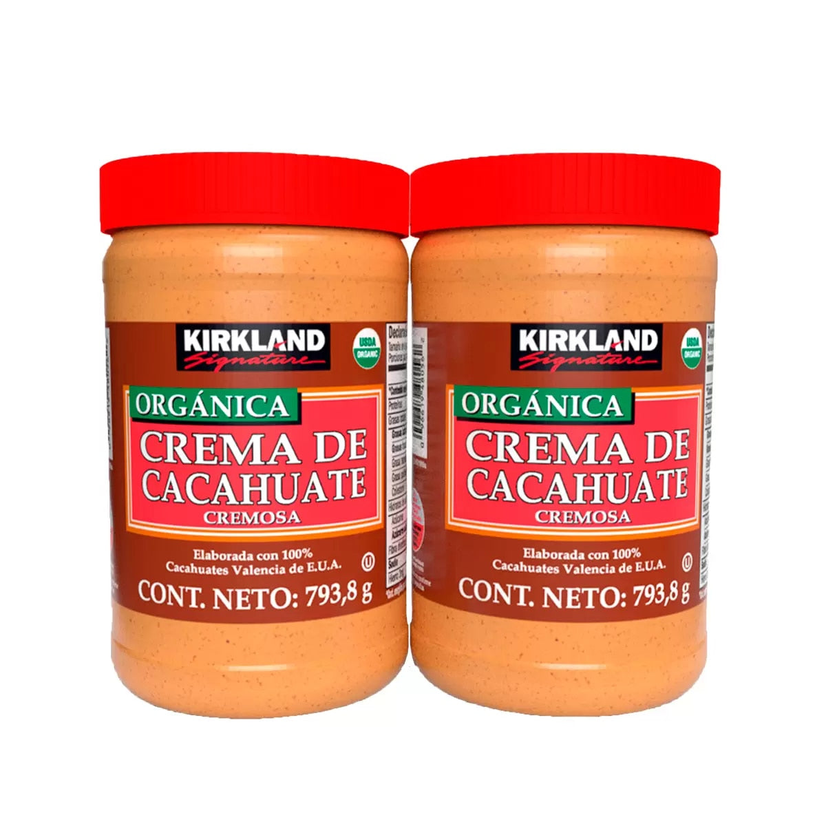 Kirkland Signature Organic Peanut Butter, 28 oz, 2-count