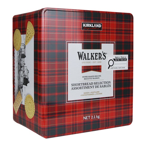 Kirkland Signature Walkers Selection Shortbread Cookies 2.1 kg