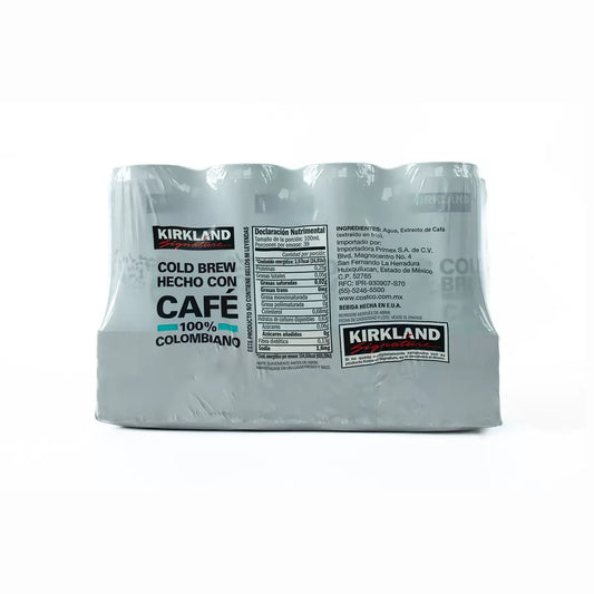 Kirkland Signature Colombian Cold Brew Coffee, 11 fl oz, 12-count
