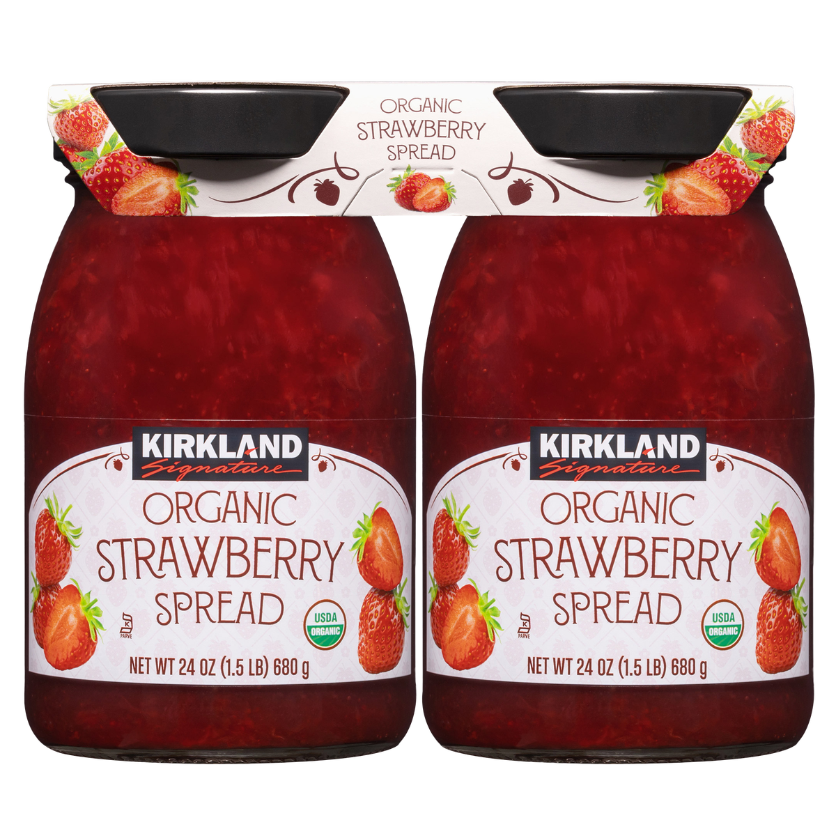 Kirkland Signature Organic Strawberry Spread, 24 oz, 2 ct