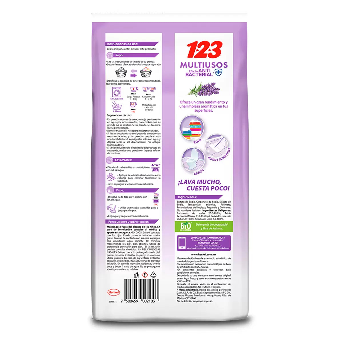 123 All-Purpose Soap Lavender Scent 10 kg