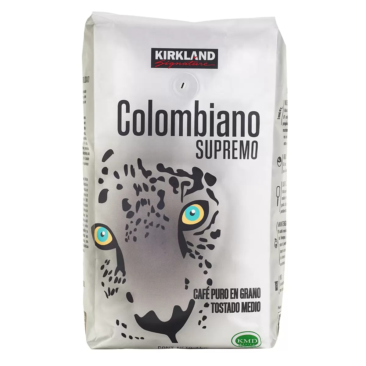 Kirkland Signature Colombian Supremo Coffee, Whole Bean, 3 lbs