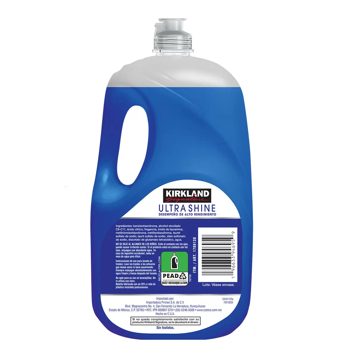 Kirkland Signature Ultra Shine Liquid Dish Soap, Fresh, 90 fl. oz.