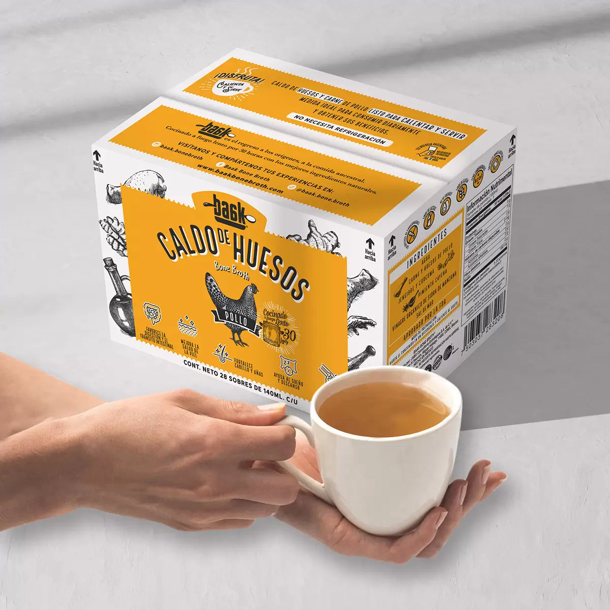 Baak Bone Broth 28 pcs of 140 ml