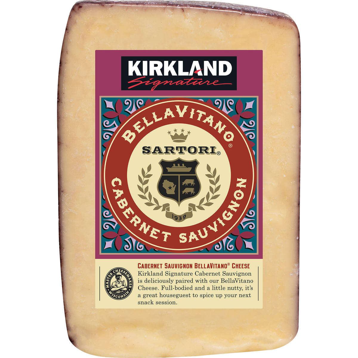 Sartori Cabernet Sauvignon BellaVitano Cheese (454 g)