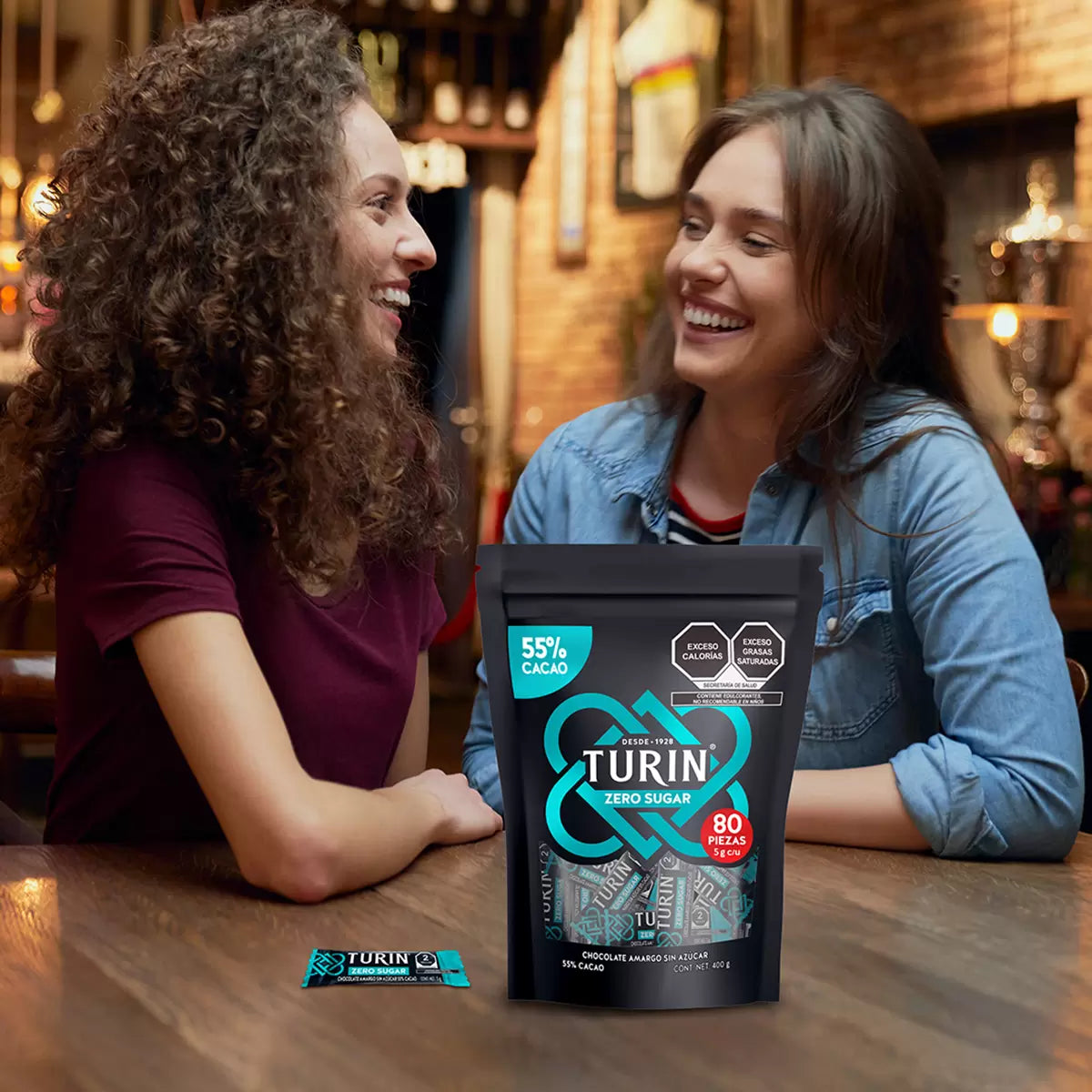 Turín Dark Chocolate, Sugar-Free, 400 g
