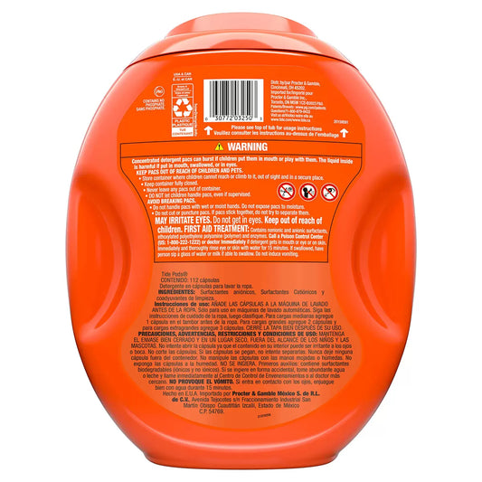 Tide Pods Laundry Detergent Capsules – 112 Count