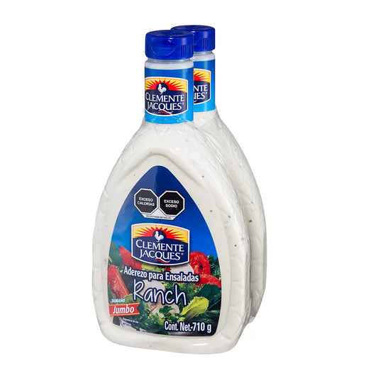 Clemente Jacques Ranch Dressing 2 bottles of 710 ml