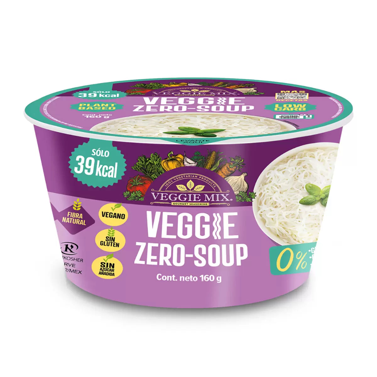 Veggie Mix Instant Konjac-based Soup 6 count of 160 g