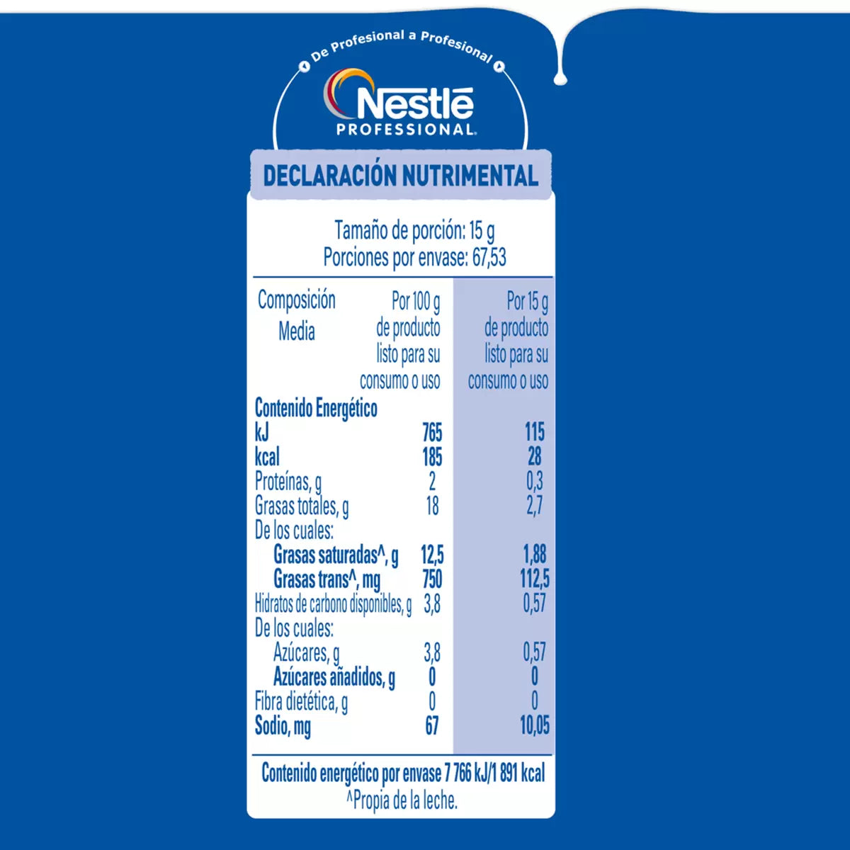 Nestlé Media Crema (4-pack, 1 L each)