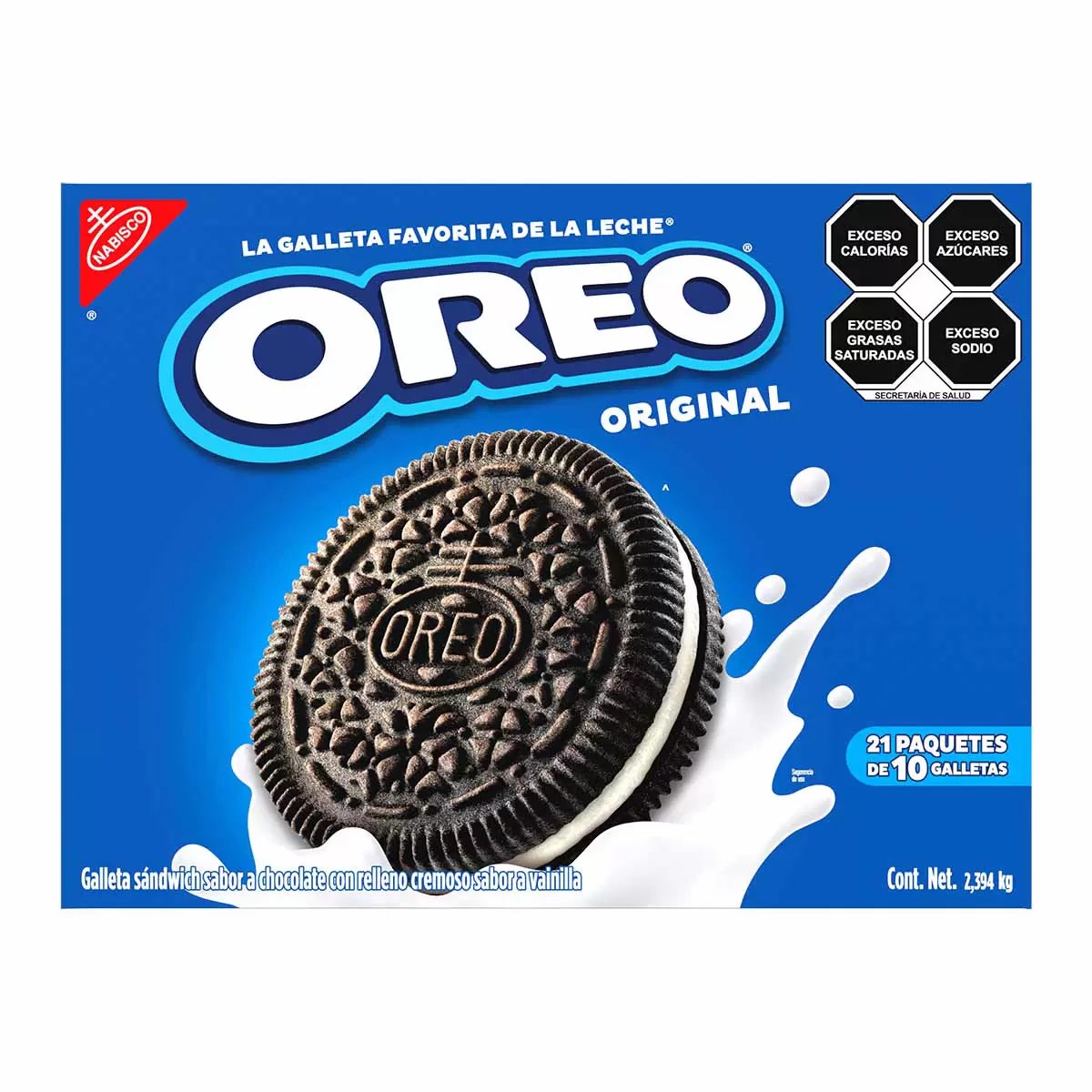 Oreo Chocolate & Vanilla Creme Sandwich Cookies - 21 Count (114g Packs)