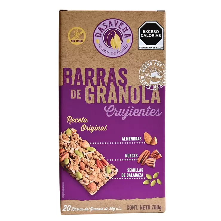 Dasavena Granola Bars 20-count