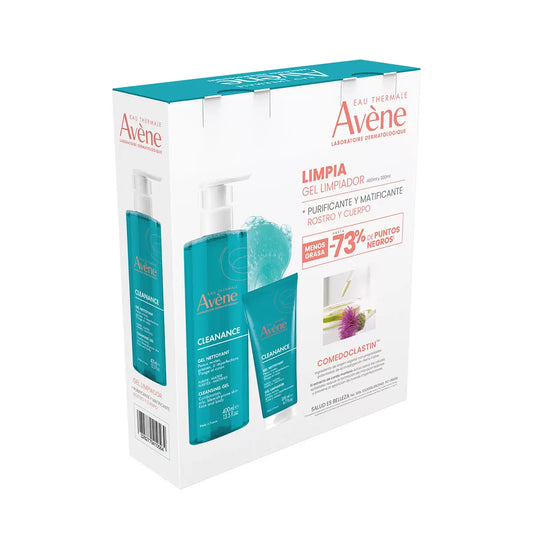 Avène Cleansing Gel for Face 400 ml + 200 ml