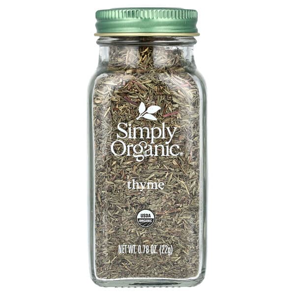 Simply Organic - Organic Thyme Leaf, 0.78 oz (22g)