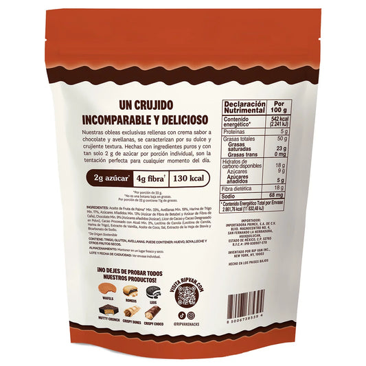 Rip Van Chocolate Hazelnut Stuffed Wafers - 24ct / 0.77 oz (22g) each