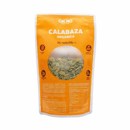 Okko Organic Pumpkin Seeds (Pepitas) - 200g Bag