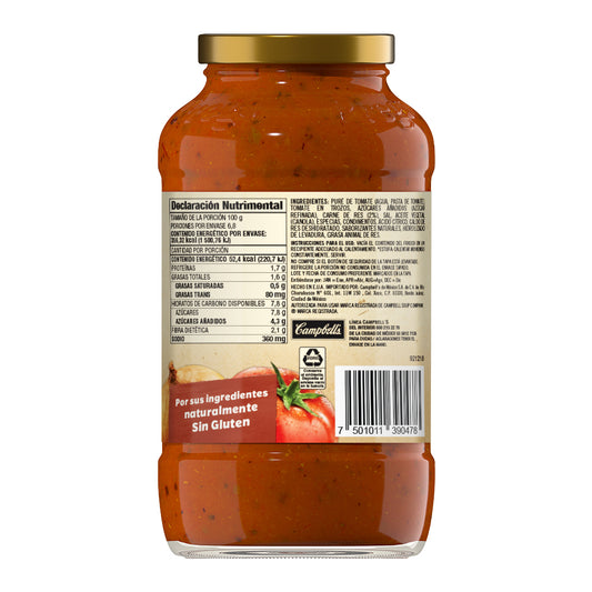 Prego Traditional Meat Flavor Spaghetti Sauce, 680 g (24 oz)