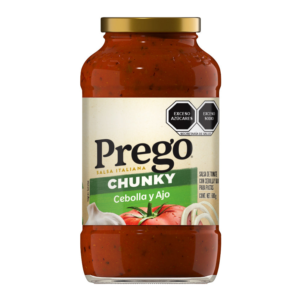Prego Chunky Tomato, Onion & Garlic Italian Pasta Sauce (24 oz / 680 g)