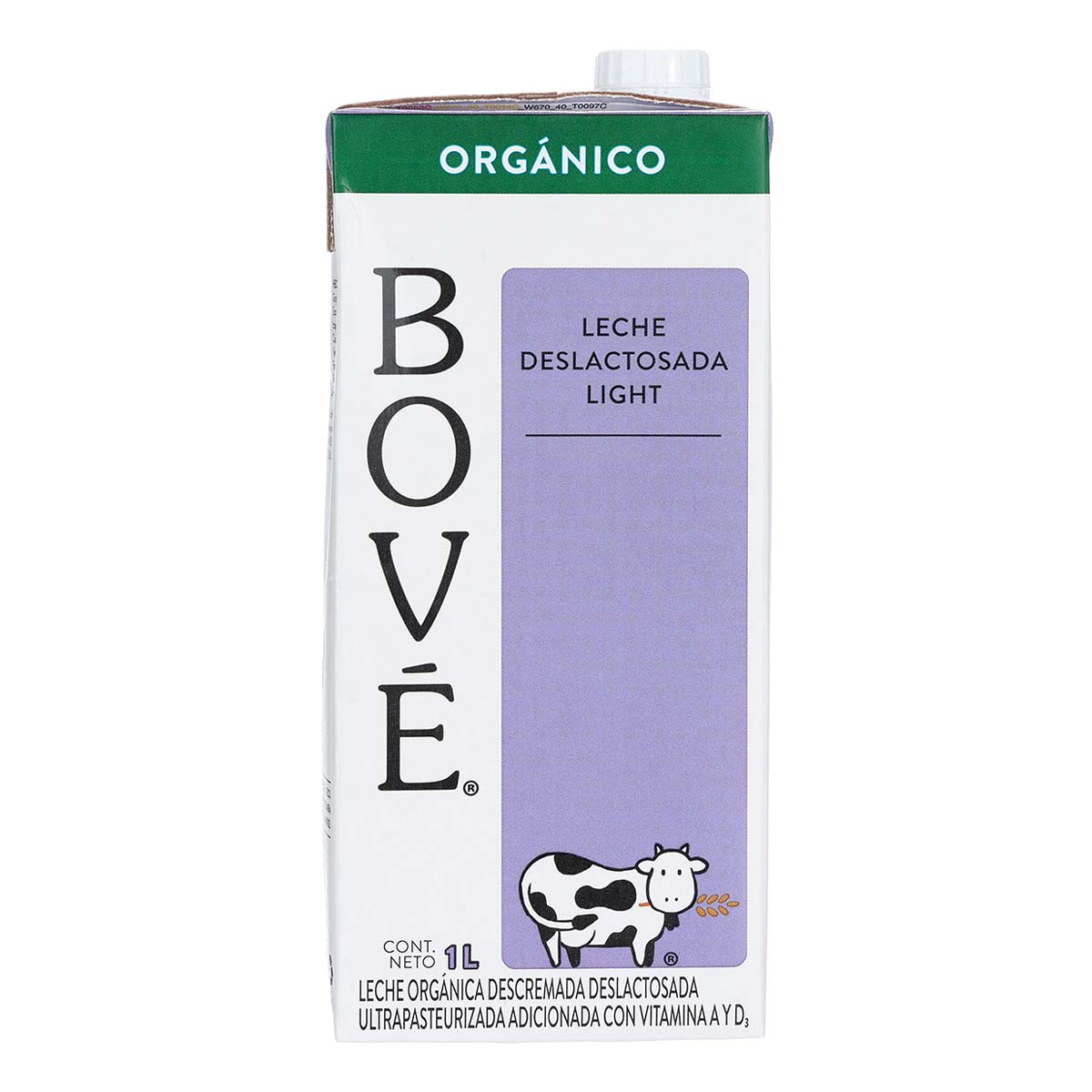 Bové: Organic Lactose-Free Skim Milk - 1 Liter (Shelf-Stable)