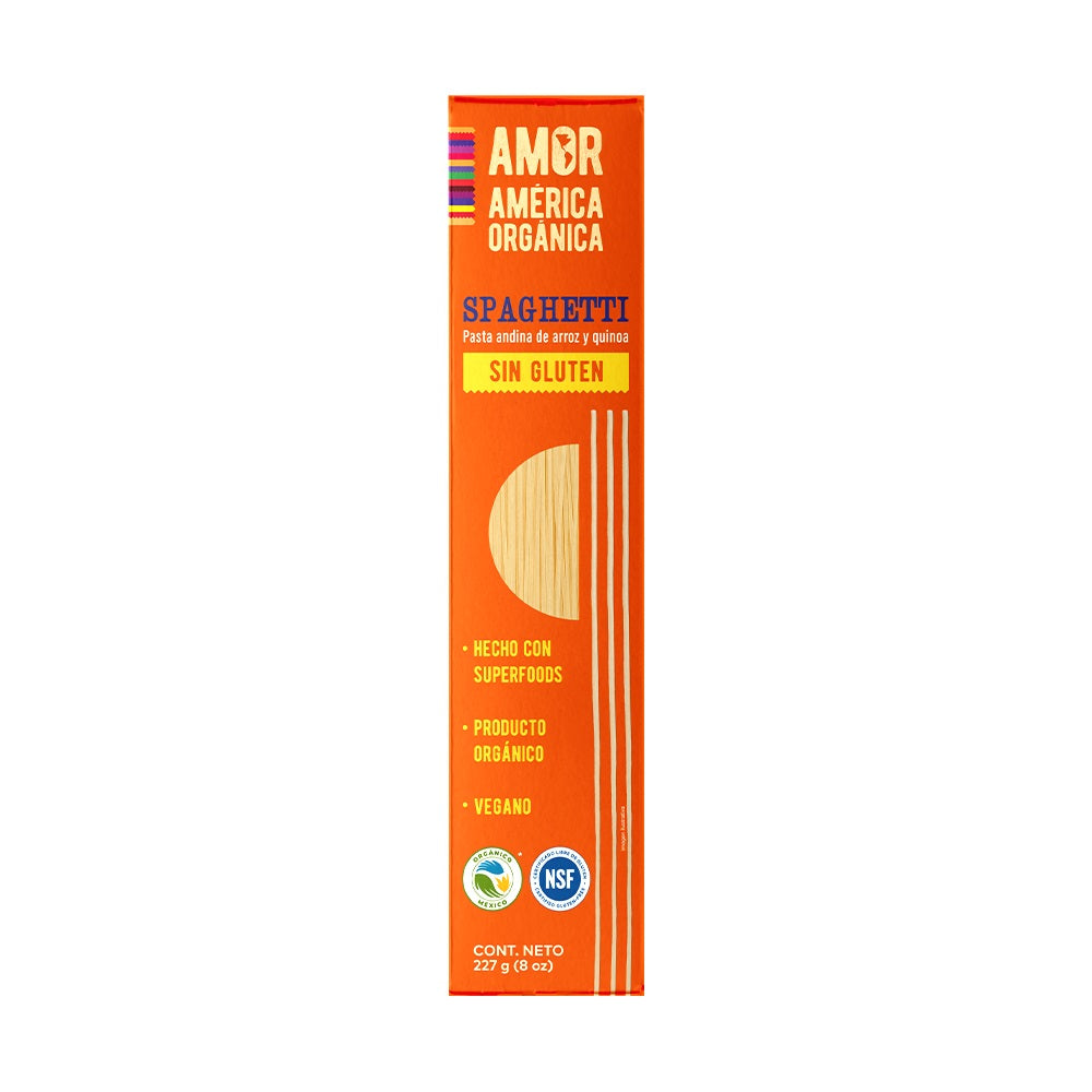 America Orgánica Gluten-Free Organic Rice & Quinoa Spaghetti, 227 g