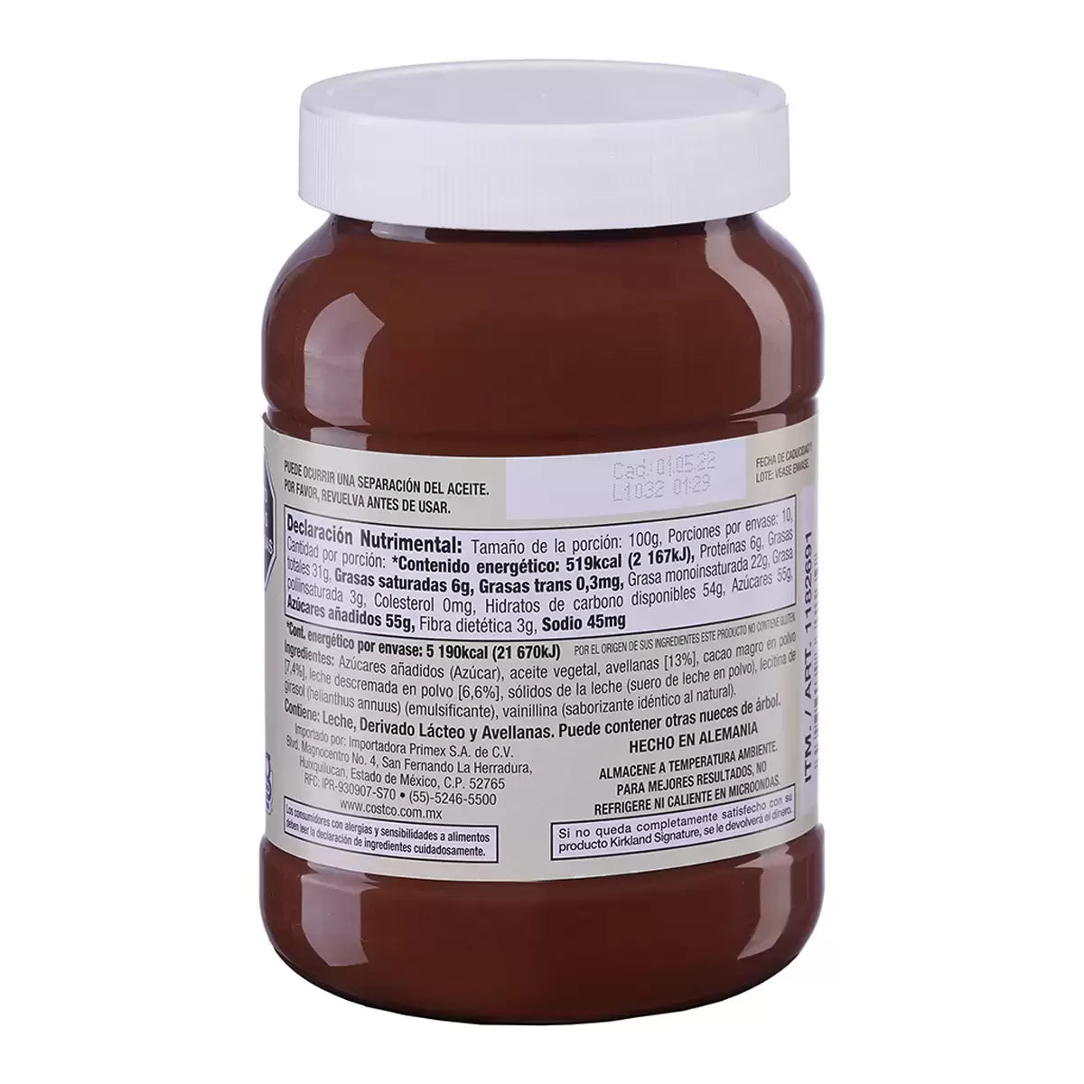 Kirkland Signature Hazelnut Spread With Cocoa 2-count 2.2 lbs