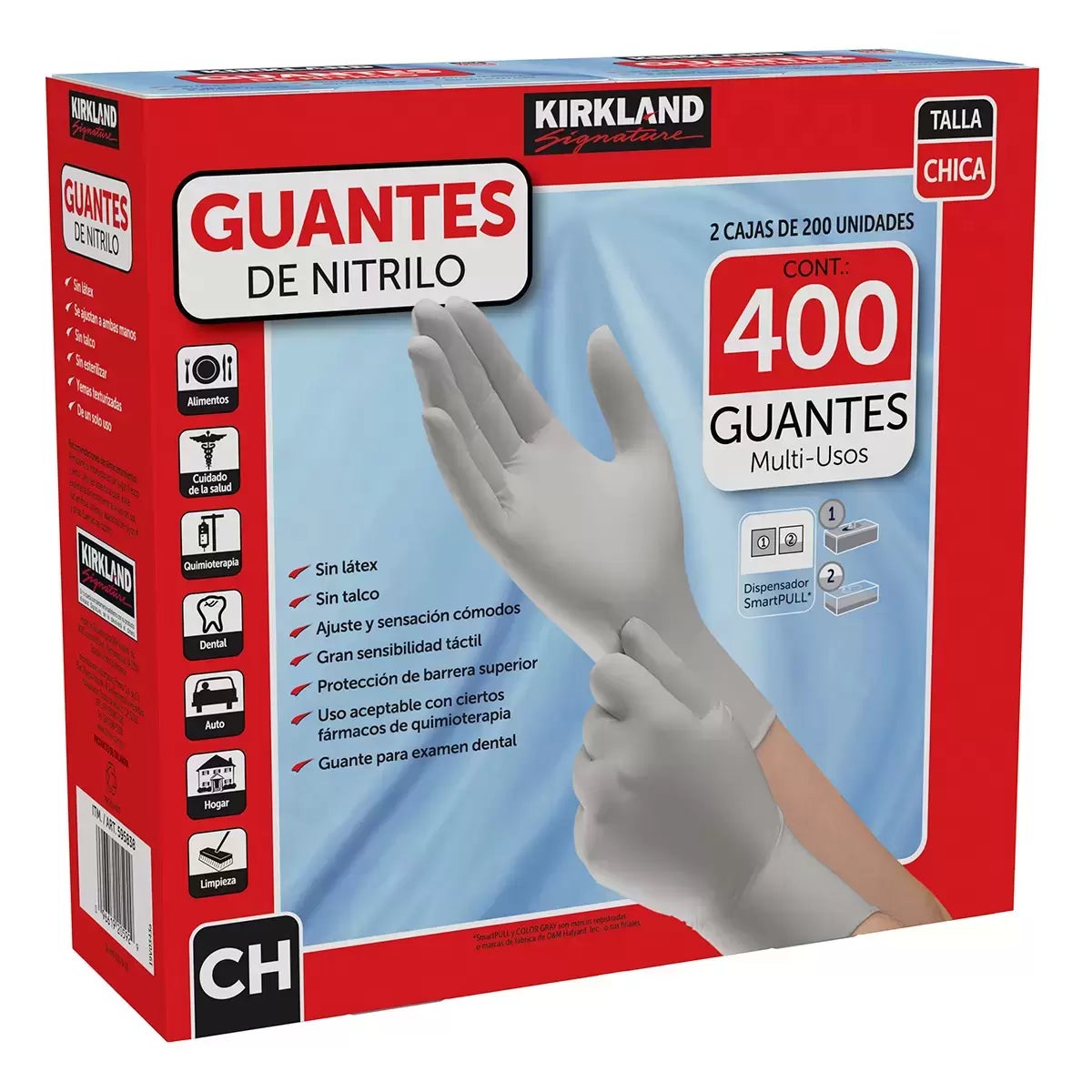 Kirkland Signature Nitrile Gloves, 400 Count