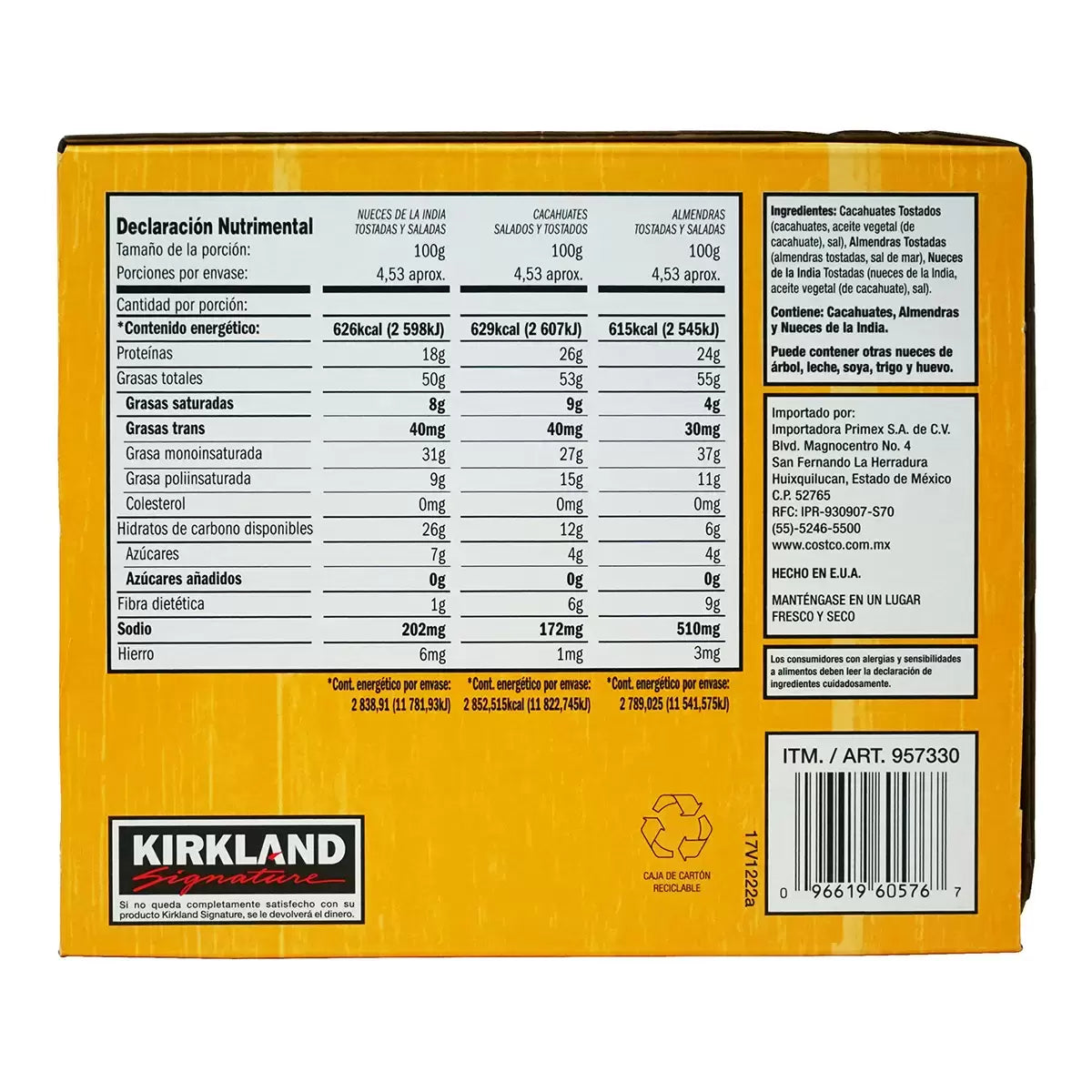 Kirkland Signature Snack Nuts (1.36 kg)