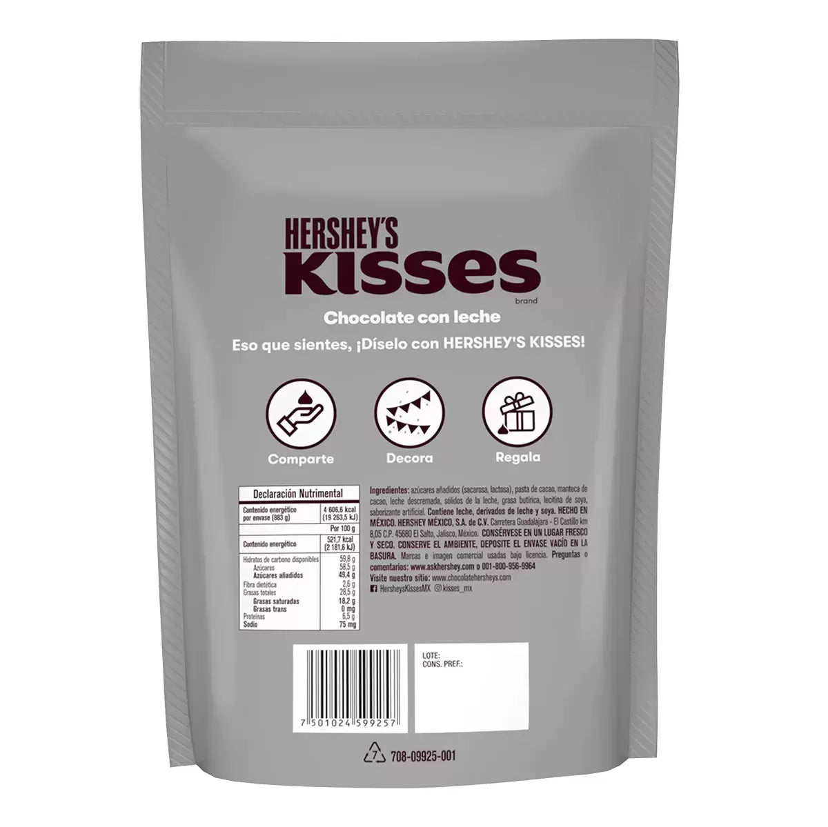 Hershey's Kisses Chocolates (883 g)