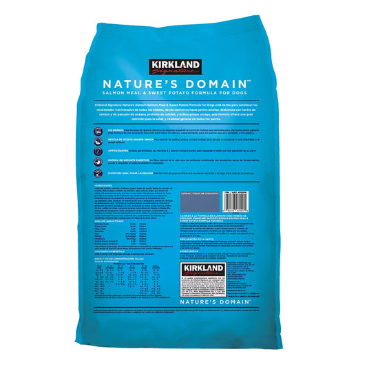 Kirkland Signature Nature´s Domain Salmon Meal & Sweet Potato Dog Food 15.8kg
