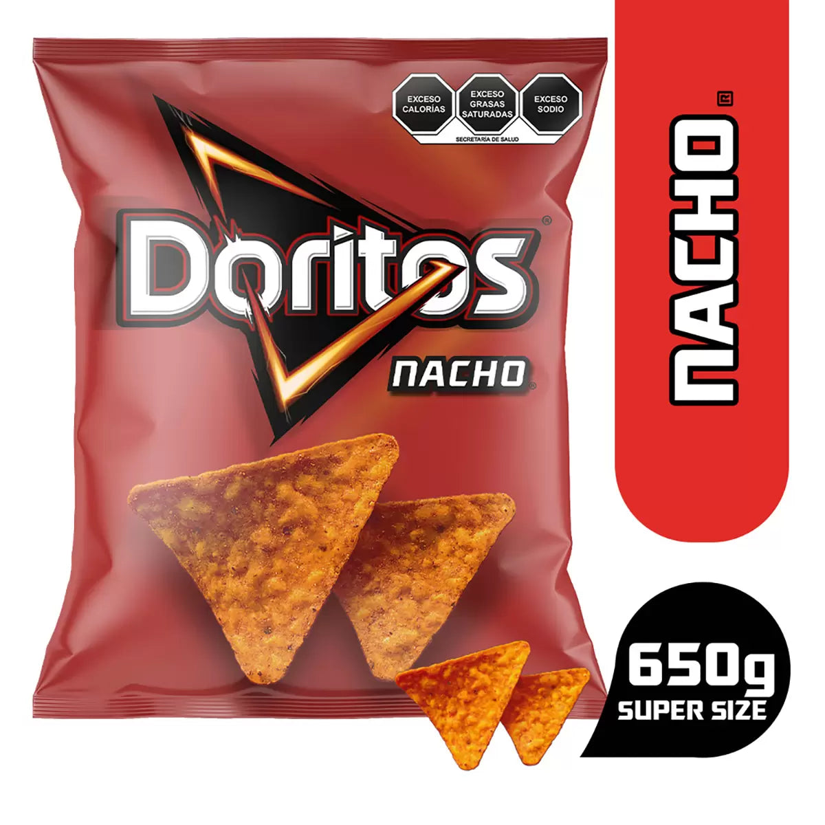 Doritos Nacho Cheese Flavored Tortilla Chips (650 g)