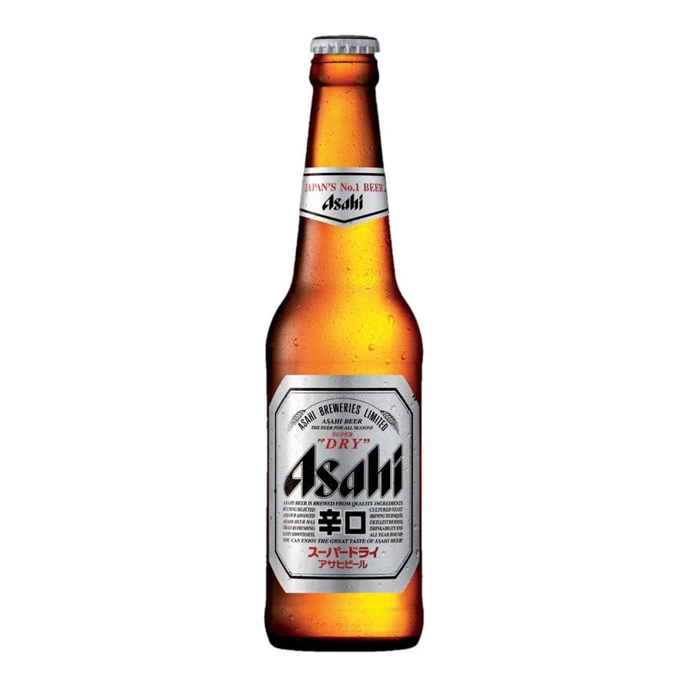 Asahi Super Dry Japanese Rice Lager Beer, 330 ml (11.2 fl oz)