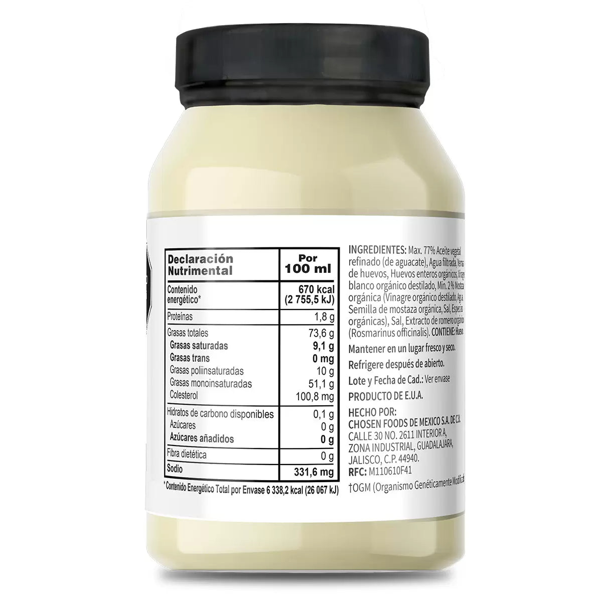 Chosen Foods Classic Mayo, 32 fl oz