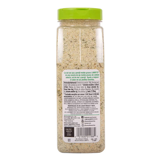 Lawry's Garlic Salt with Coarse Ground Parsley 935 g