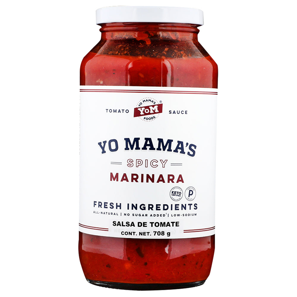 Yo Mama's Spicy Marinara Pasta Sauce (25 oz / 708 g)