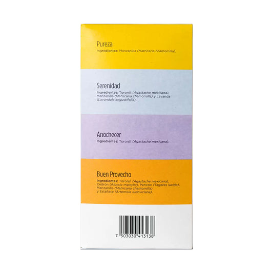 Flor de La Paz Organic Tea Kit (4 boxes with 16 sachets each)