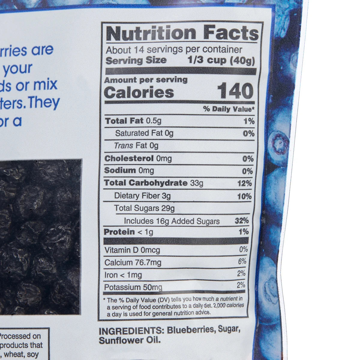 Kirkland Signature Whole Dried Blueberries 20 oz