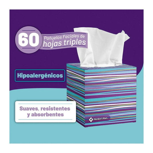 Member's Mark Disposable Facial Tissues 12-Count