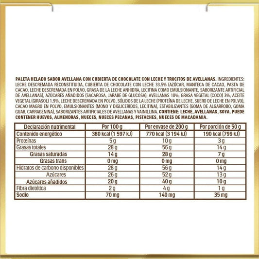 Ferrero Rocher Ice Cream Bar, 8-pack (50g each)