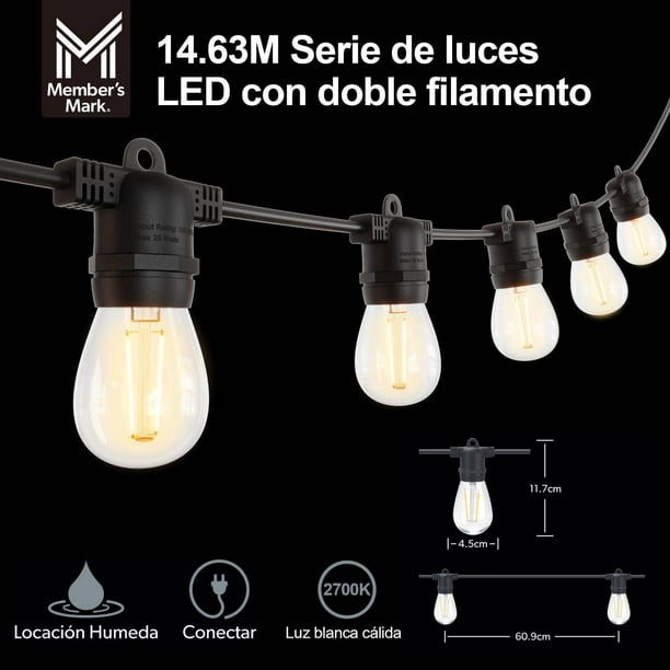 Member´s Mark Led String Lights 24 Bulbs