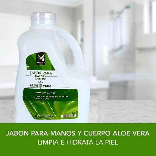 Member's Mark Hand and Body Wash with Aloe Vera, 5.68 L