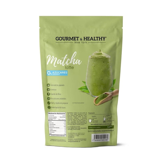 Gourmet & Healthy Matcha Latte Mix - 0% Sugar (600g / 21 oz)
