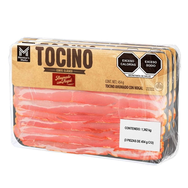 Member's Mark Hardwood Hickory Smoked Bacon (3 pk / 16 oz / 1 lb each)